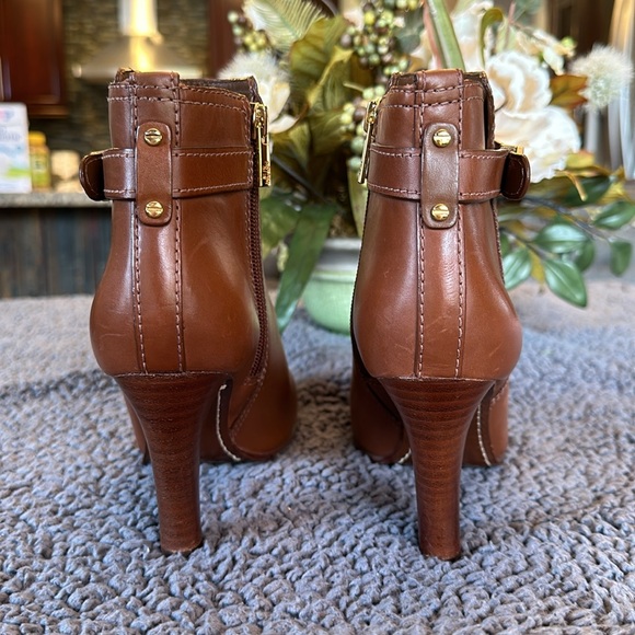 Tory Burch Leather Ankle Boots Sz 8 - Picture 7 of 13